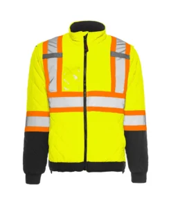 Hi-Vis Quilted Freezer Jacket