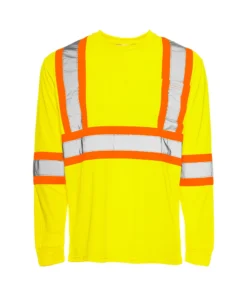Long Sleeve Polyester Traffic T-Shirt