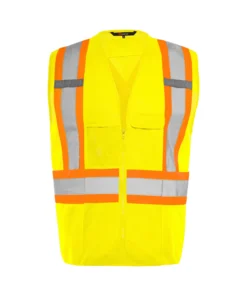 Traffic Vest with Zipper